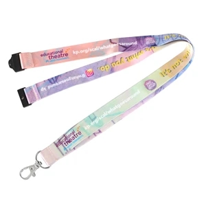 Safety Breakaway Dye Sublimation Lanyard/ Lobster Claw