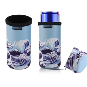 Slim Full Color Can Cooler