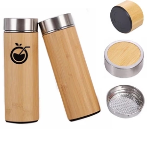 Stainless Steel And Coated With A Bamboo Coating Cup