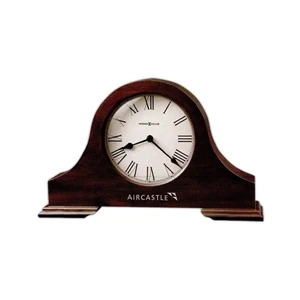 Humphrey - Tambour Style Mantel Clock Features Roman Numerals And Spade Hands