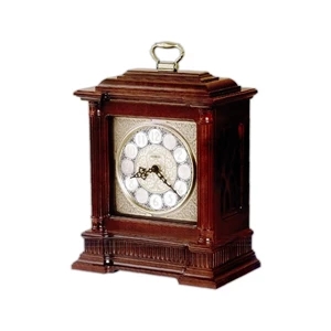 Akron - Bracket Style Clock Finished In Cherry On Select Hardwoods And Veneers