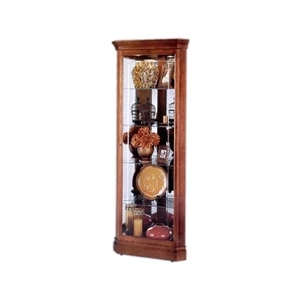 Lynwood - Cabinet Features Crystal-cut Grooved Glass On The Front Door