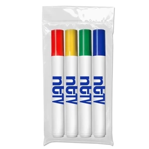 Broadline Washable Marker 4 Pack