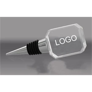 Crystal Rectangle Wine Stopper