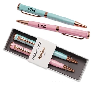 Custom Metal Ballpoint Gift Pen Set