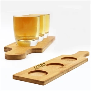 Wooden Bamboo Flight Tray