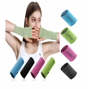 Sweat-absorbent and breathable ice silk sports wrist