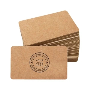 Kraft Paper Business Cards 3.5x2.1 inch