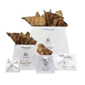 Medium Matte Laminated Inverted Trapezoid Paper Euro Tote