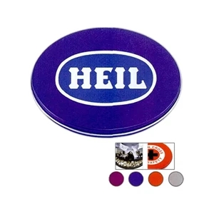 Cd Shaped Tin In Orange, Blue, Purple Or Silver Filled With Chocolate Flavored Mints