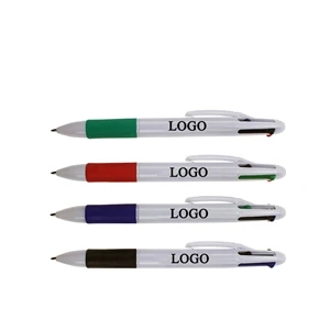 4-in-1 Multi-colored Retractable Ballpoint Pen