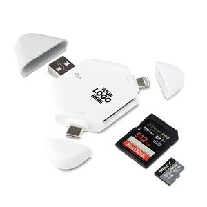 Triangle SD TF 5-in-1 card reader