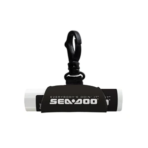 Custom Logo Neoprene Lip Balm Sleeve Pocket with SPF 15 Lip Balm