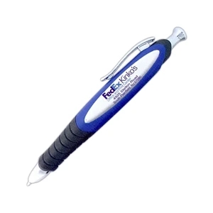 Retrak - Jumbo Plastic Ballpoint Pen With Black Rubber Grip And Oval Copy Area