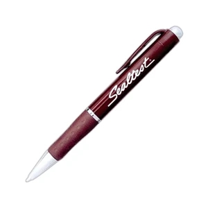 Retrak - Jumbo Pen With Matching Rubber Gripper And Chromed Plunger, Trim, And Tip