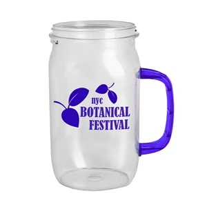 Open Mason Jar with handle