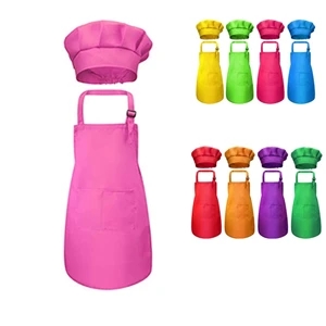 Kids Apron and Chef Hat Set