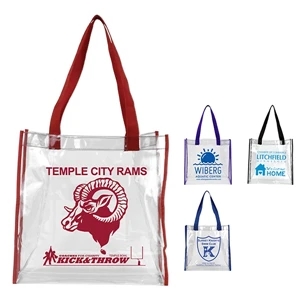 Matterhorn Clear Vinyl Stadium Compliant Tote Bag