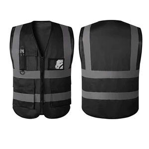 Reflective Safety Vest with Pouch
