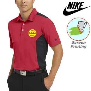 Nike Dri-FIT Engineered Mesh Polo w/ Screen Print 6.3 oz.