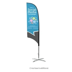 12 Concave Shape Feather Flag