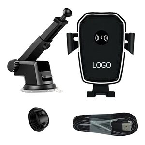 10W Wireless Charging Auto Clamping Car Charger Phone Mount