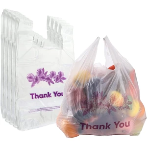 Plastic shopping T-shirt Bags