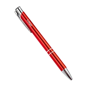 Metal press ballpoint pen