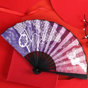 Promotional Advertising Bamboo Folding Fans