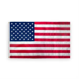 USA Embroidered Flags 3' x 5'- 4' x 6'