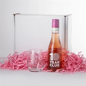 Wine Kit with Mini Rose Bottle & Stemless Taster