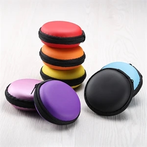 Round Earbud Case