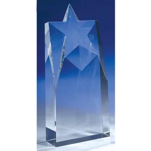 Supernova - 4" X 1 1/2" X 8 7/8" - Supernova 8-7/8" Crystal Award By Crystal World