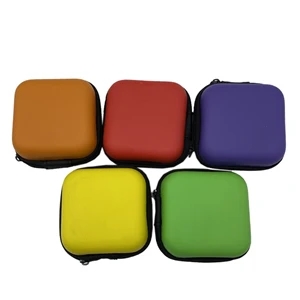 Square Travel Earbud Case