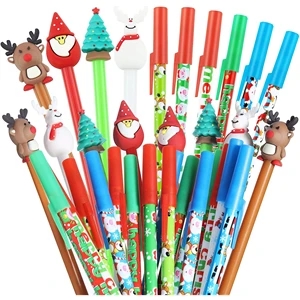 Cute Cartoon Black Gel Ink Pen for Kids Christmas