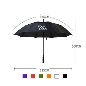 Custom Logo The Vented Typhoon Tamer Golf Umbrella