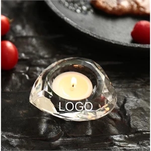 Crystal Heart Shape Wedding Tealight Votive Candle Holders