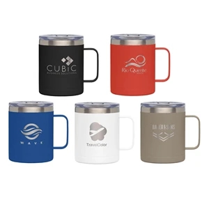 Glamping - 14 oz. Double-Wall Stainless Mug - Laser