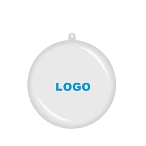 6cm Clear Plastic Chirstmas Ball