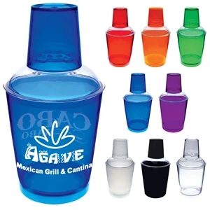 12 oz. Plastic Cocktail Shaker/Sipper