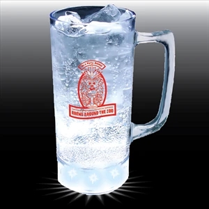 12 oz. Plastic 5 Light-Up Mug w/Handle