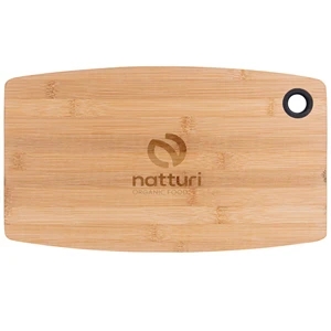 The Wakefield 15.5-Inch Bamboo Cutting Board w/Silicone Ring