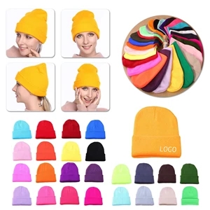 Unisex Fluorescent Outdoor Beanie
