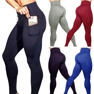 High Waist Leggings For Yoga With Pockets