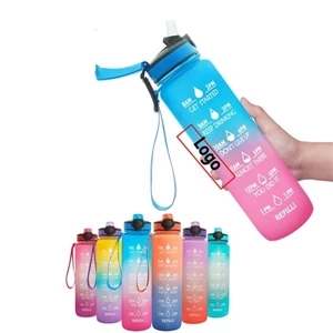 Drinking Water Bottle with Time Marker