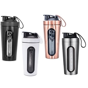 Shaker Stainless Steel Insulated Water Bottle