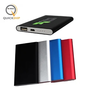 4000mah Aluminum Ultra-Slim Power Bank