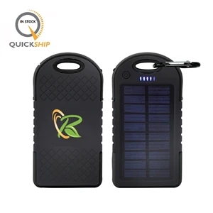 Free Shipping 4000mah Solar Water-proof Dual Ports Charger