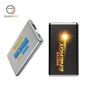 Free Shipping 3000mah Extra Slim Charger with LED Lamp