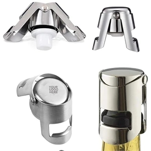 Stainless Steel Sparkling Champagne Sealer Stopper